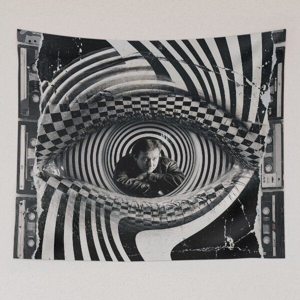 Item preview, Bill Hicks Inner Eye Surreal Collage designed and sold by Mystikos Art.