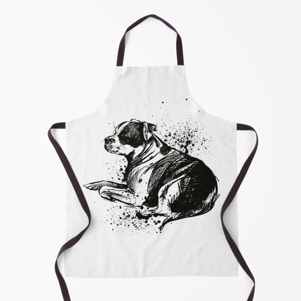 Item preview, Pit Bull Ink Splatter Portrait designed and sold by Inkversed.