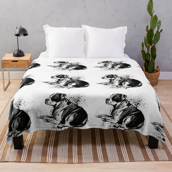 Item preview, Pit Bull Ink Splatter Portrait designed and sold by Inkversed.