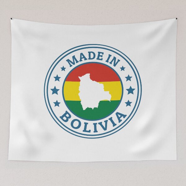 Item preview, Made in Bolivia | Latin Pride Sticker designed and sold by StudioBase.