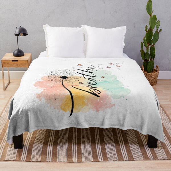 Item preview, Just Breathe, Meditation, Relax, Dandelion, Relaxing, Floral, Flower, Positive designed and sold by Sprinkle12345.
