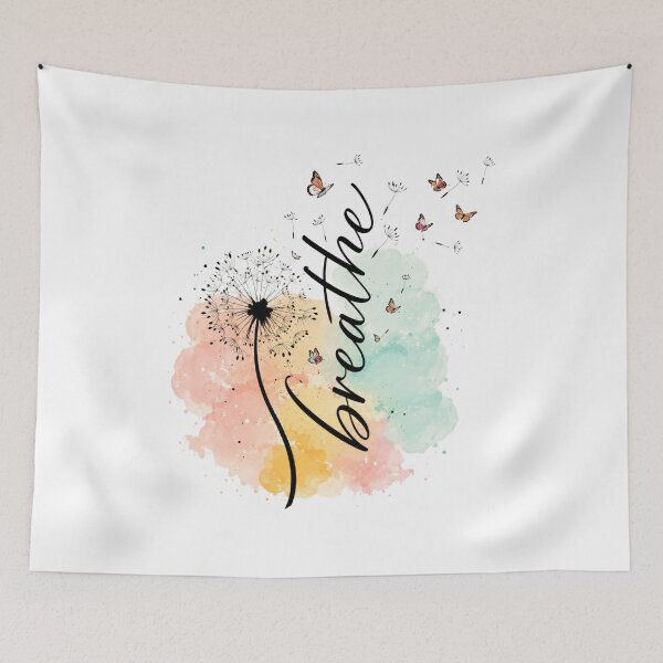 Item preview, Just Breathe, Meditation, Relax, Dandelion, Relaxing, Floral, Flower, Positive designed and sold by Sprinkle12345.