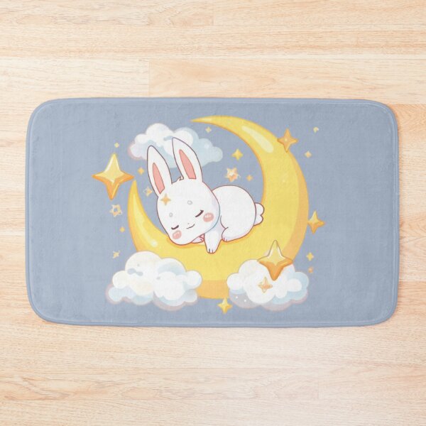 Item preview, Cute Moon Bunny Kawaii Sticker | Dreamy Celestial Rabbit Gift designed and sold by Stylestickers55.