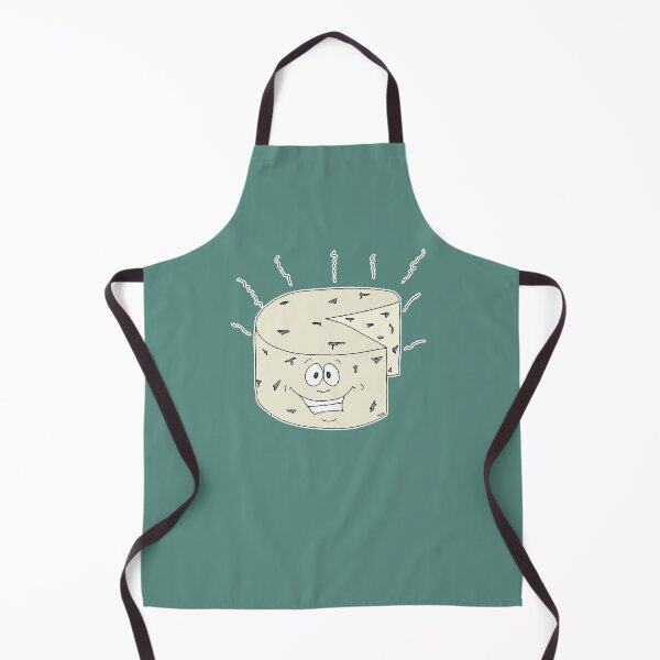 Item preview, Funny Stinky Blue Cheese Cartoon | Cute Moldy Food With Attitude Sticker designed and sold by MyxaART.