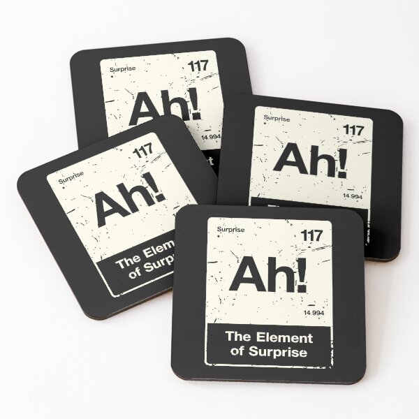 Item preview, Ah The Element Of Surprise Funny Periodic Table Science designed and sold by odin655.