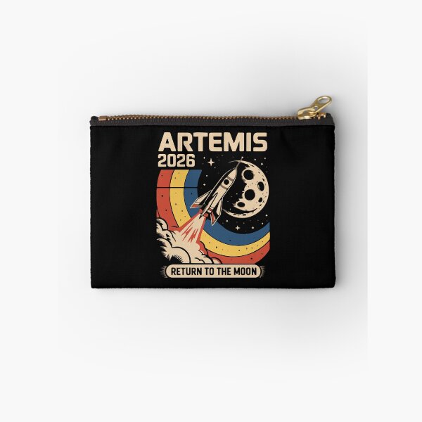 Item preview, Artemis 2026 Return To The Moon Retro Space Rocket Launch designed and sold by odin655.