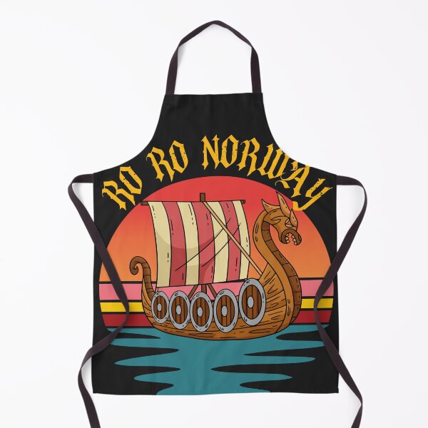 Item preview, Retro Viking Sunset - Ro Ro Norway designed and sold by legendaryskins.