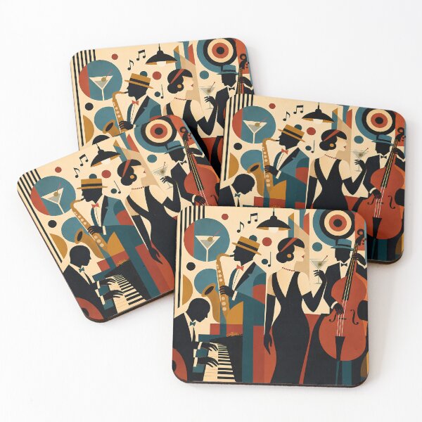 Item preview, Mid Century Martinis and Jazz designed and sold by Lee Hiller Designs.
