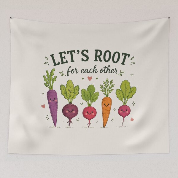 Item preview, Lets Roots For Each Other, Uplifting, Vegetable, Gardening, Gardening Gift designed and sold by Sprinkle12345.