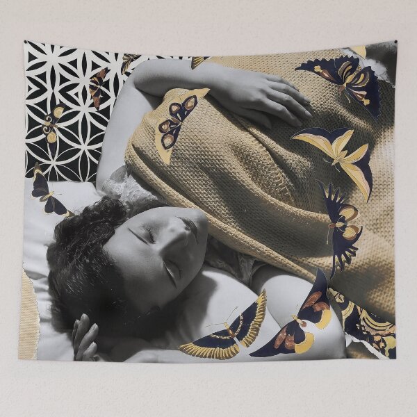 Item preview, Dreamer Butterfly Collage designed and sold by Mystikos Art.