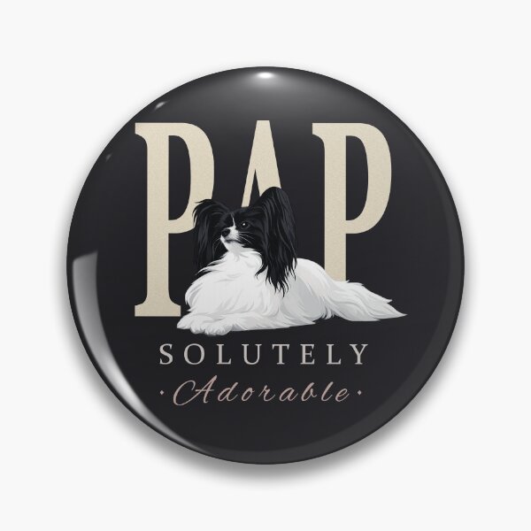 Item preview, Papsolutely Adorable | Elegant Papillon Dog Lover Gift designed and sold by PapillonArtStudio.