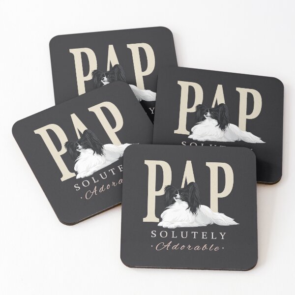 Item preview, Papsolutely Adorable | Elegant Papillon Dog Lover Gift designed and sold by PapillonArtStudio.