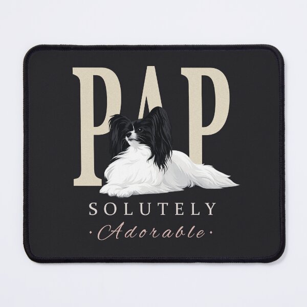 Item preview, Papsolutely Adorable | Elegant Papillon Dog Lover Gift designed and sold by PapillonArtStudio.