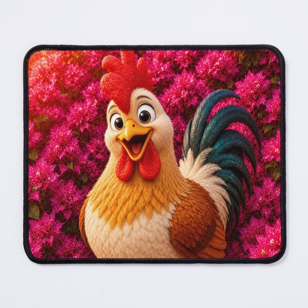 Item preview, Happy Cartoon Rooster in Bloom designed and sold by Rohan132.