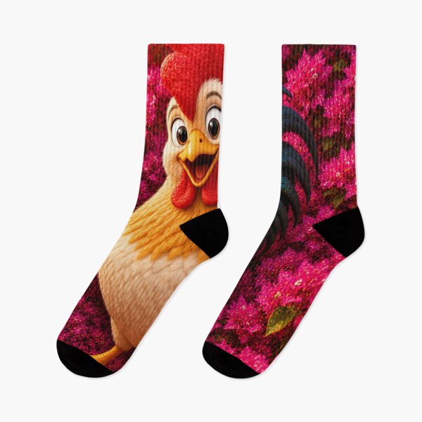 Item preview, Happy Cartoon Rooster in Bloom designed and sold by Rohan132.