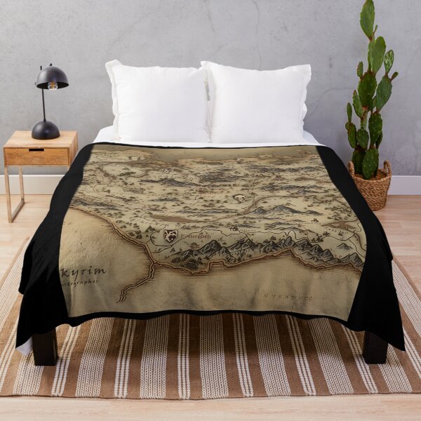 Item preview, Skyrim Map designed and sold by A-M-G-Shop.