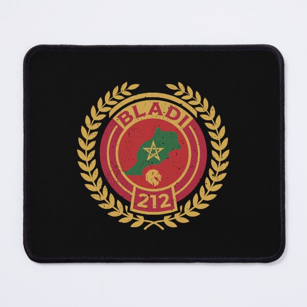 Item preview, Bladi 212 Morocco Map Star Heritage Crest designed and sold by crouchingpixel.