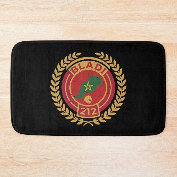 Item preview, Bladi 212 Morocco Map Star Heritage Crest designed and sold by crouchingpixel.