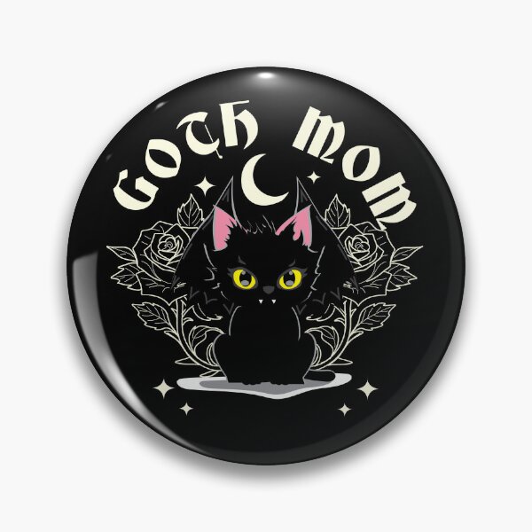 Item preview, Goth Mom Bat Cat Spooky Mama designed and sold by Melluna Studio.