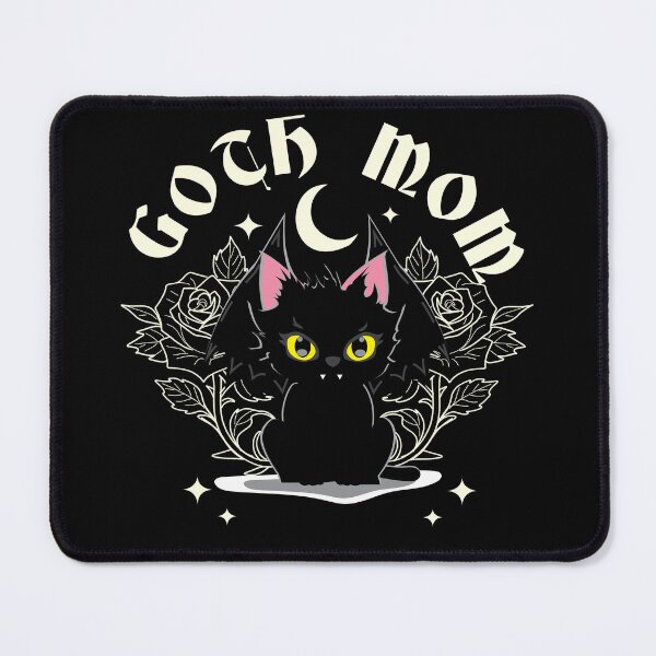 Item preview, Goth Mom Bat Cat Spooky Mama designed and sold by Melluna Studio.