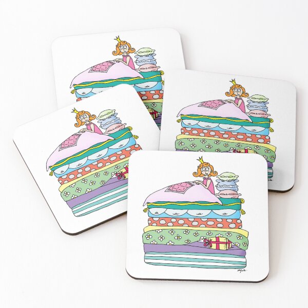 Item preview, Princess and the Pea — Whimsical Fairy Tale Art designed and sold by MyxaART.