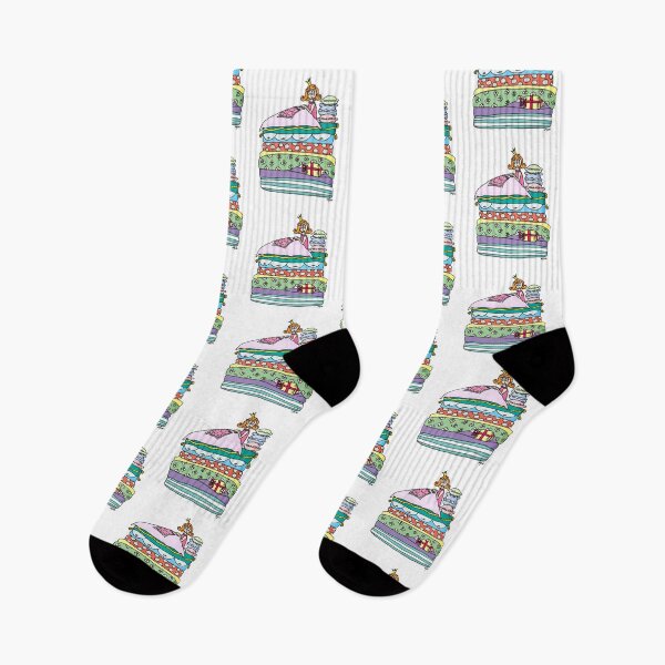 Item preview, Princess and the Pea — Whimsical Fairy Tale Art designed and sold by MyxaART.