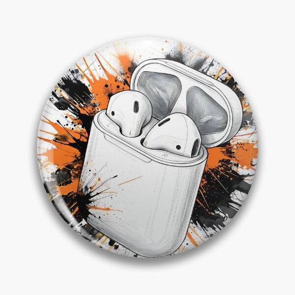 Item preview, Urban style wireless earbuds illustration designed and sold by Z-RankCUSTOMS.