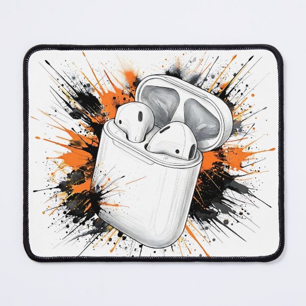 Item preview, Urban style wireless earbuds illustration designed and sold by Z-RankCUSTOMS.