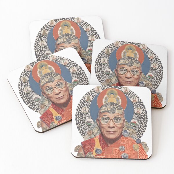 Item preview, Dalai Lama Sacred Collage designed and sold by Mystikos Art.
