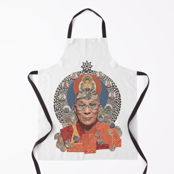 Aperçu de l'œuvre Collage sacré du Dalaï Lama créée et vendue par Mystikos Art.