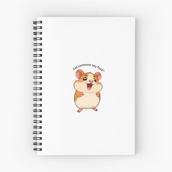 Item preview, Did someone say food funny hamster designed and sold by DreamyBrushArt.