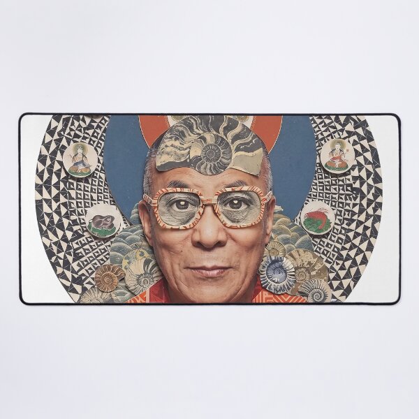 Item preview, Dalai Lama Sacred Collage designed and sold by Mystikos Art.