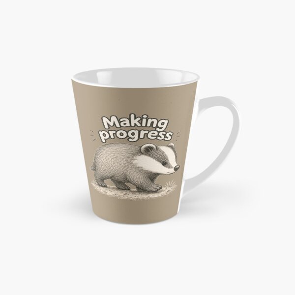 Item preview, Making Progress, Determined Badger designed and sold by ChirpInc.