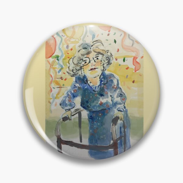 Item preview, Old lady bday designed and sold by Louise Chenowith.