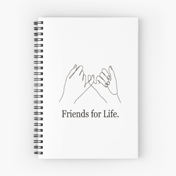 Item preview, Friends for Life Minimal Pinky Promise Line Art Friendship designed and sold by InspiredCreatives.