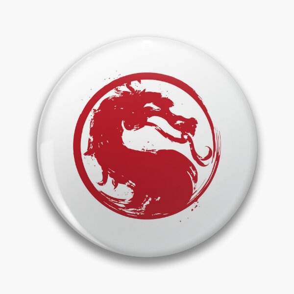 Item preview, Mortal Kombat Red Dragon Logo Distressed Ink Style designed and sold by odin655.