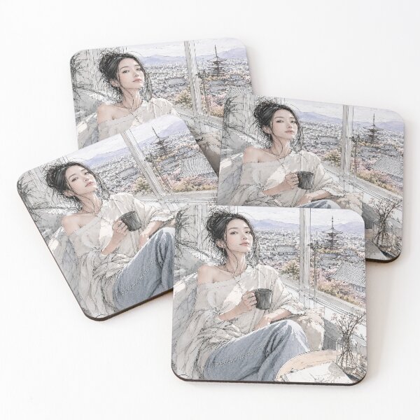 Item preview, She Wears the Morning | Neo Edo designed and sold by Neo Edo Studio.