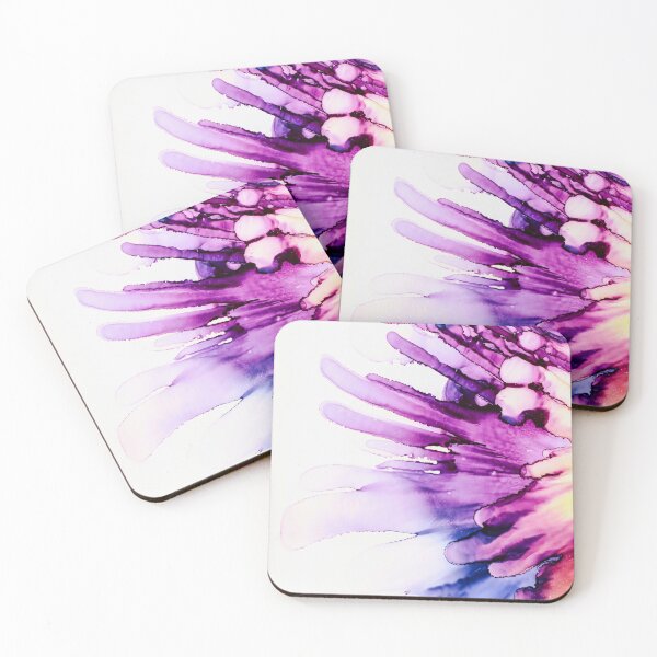 Item preview, Purple Burst – Abstract Alcohol Ink Splash Art designed and sold by BuckaBaby.