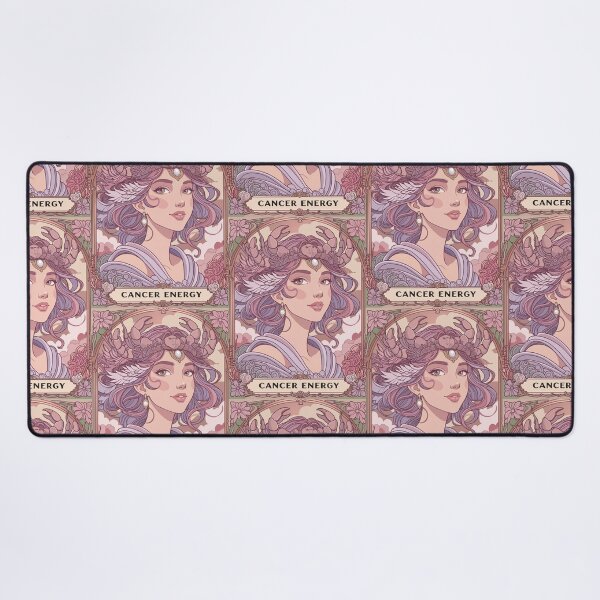 Item preview, Cancer Zodiac Goddess Art | Cancer Energy Celestial Astrology Illustration | Pastel Anime Fantasy Girl | Crab Zodiac Sign | Art Nouveau Horoscope Wall Art | Cancer Birthday Gift designed and sold by RSDigitalPrintDesign.