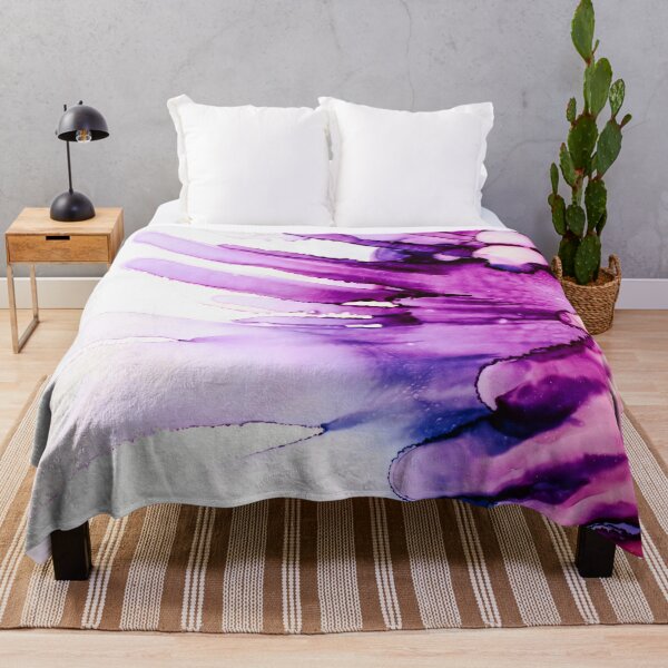 Item preview, Purple Burst – Abstract Alcohol Ink Splash Art designed and sold by BuckaBaby.