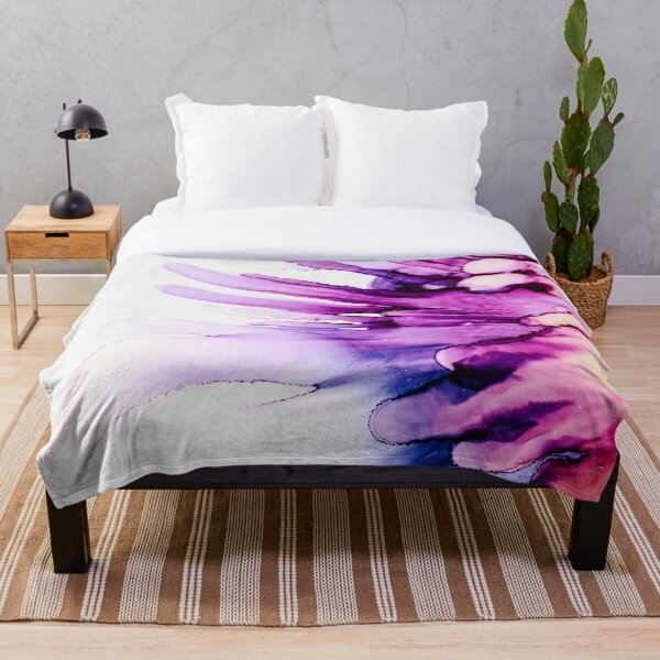 Item preview, Purple Burst – Abstract Alcohol Ink Splash Art designed and sold by BuckaBaby.