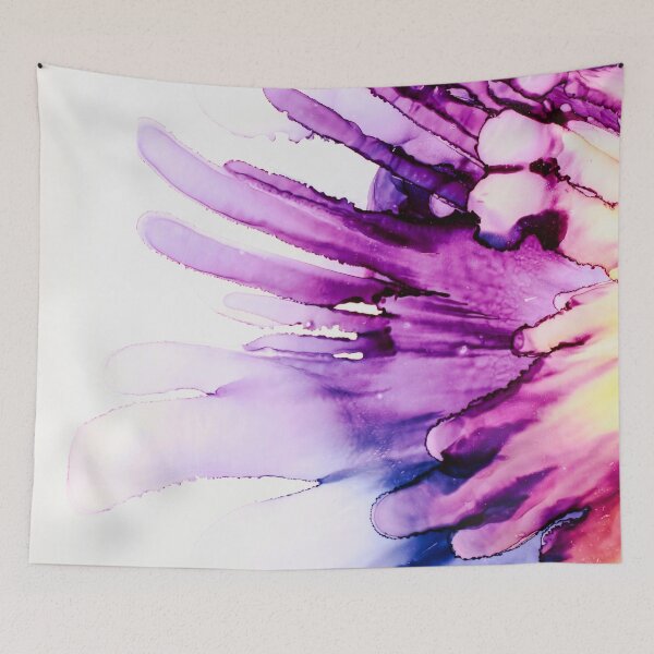 Item preview, Purple Burst – Abstract Alcohol Ink Splash Art designed and sold by BuckaBaby.