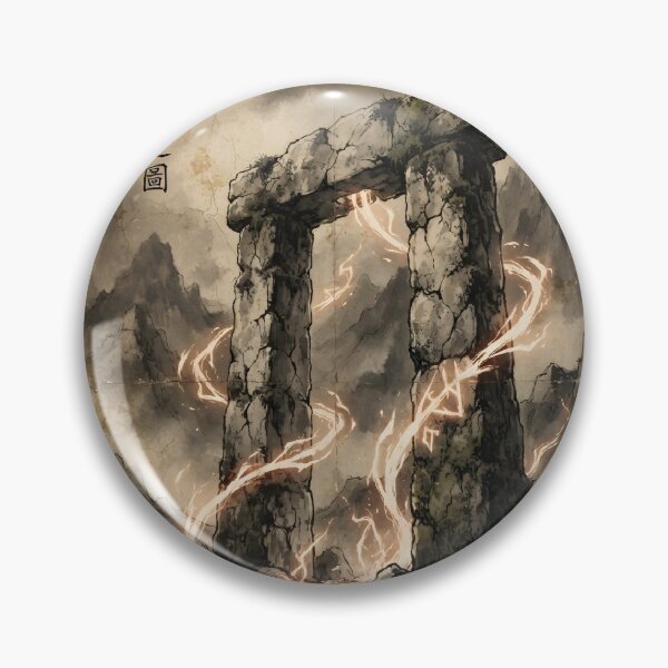 Item preview, Awakening of the Ancient Gateway Sumi-e Ink Wash designed and sold by DuckOddity.