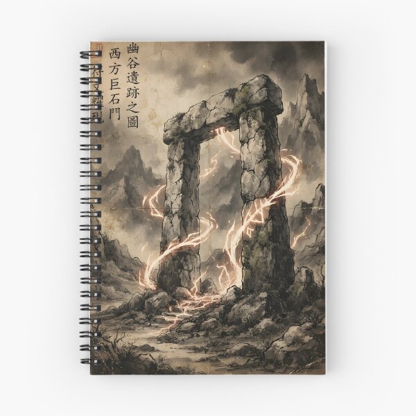 Item preview, Awakening of the Ancient Gateway Sumi-e Ink Wash designed and sold by DuckOddity.