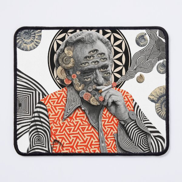 Item preview, Charles Bukowski Inspired Surreal Portrait designed and sold by Mystikos Art.