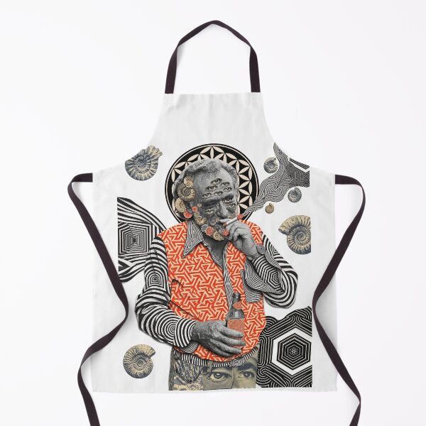 Item preview, Charles Bukowski Inspired Surreal Portrait designed and sold by Mystikos Art.