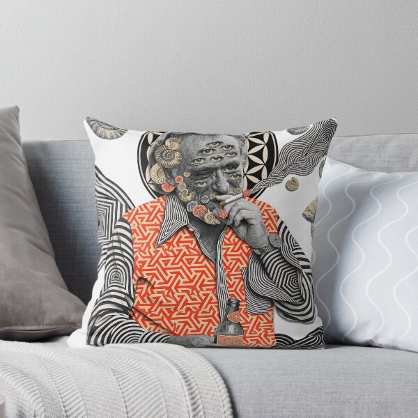Item preview, Charles Bukowski Inspired Surreal Portrait designed and sold by Mystikos Art.