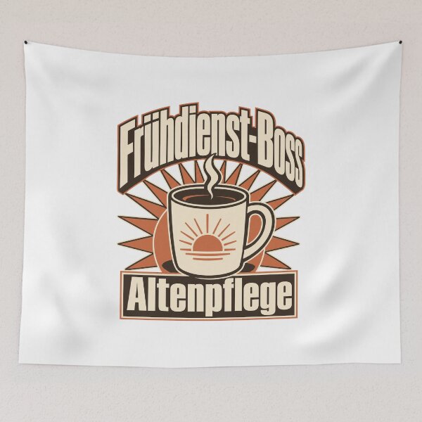 Artikelvorschau, Frühdienst Boss Altenpflege Humor entworfen und verkauft von pirminio.