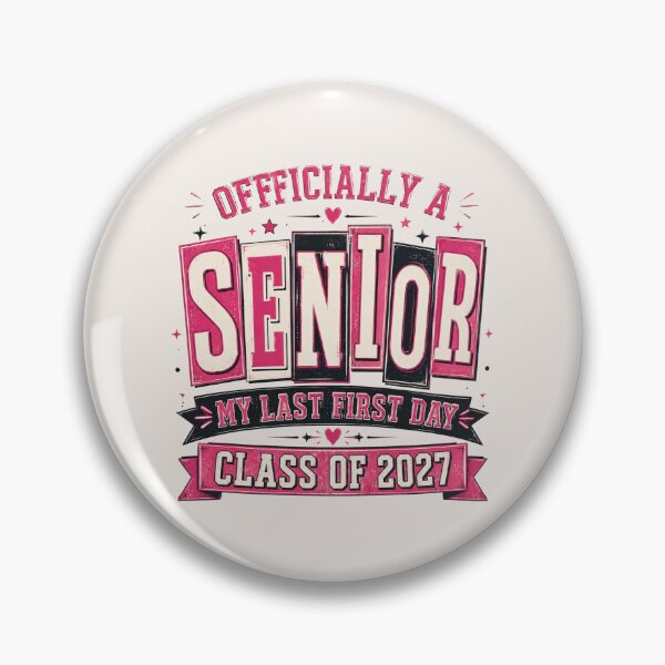 Item preview,  Officially A Senior, My Last First Day, Class of 2027, Graduation Gift, End Of School designed and sold by Sprinkle12345.