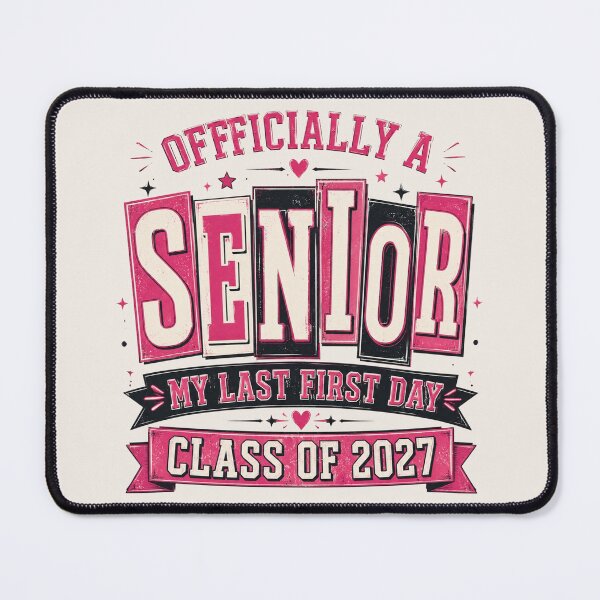 Item preview,  Officially A Senior, My Last First Day, Class of 2027, Graduation Gift, End Of School designed and sold by Sprinkle12345.